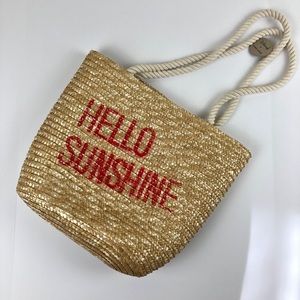 Disney x Junkfood | Hello Sunshine Straw Bag